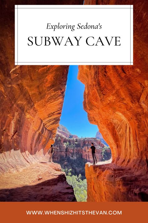 Sedona is home to many hikes, the iconic Subway Cave being one of them. Read on for the ultimate guide to hiking Sedona's Subway Cave! Subway Cave Sedona, Hydro Flask Water Bottle, Rocky Hill, Visit Arizona, Sedona Az, Arizona Travel, Ancient Ruins, Round Trip, Dream Board