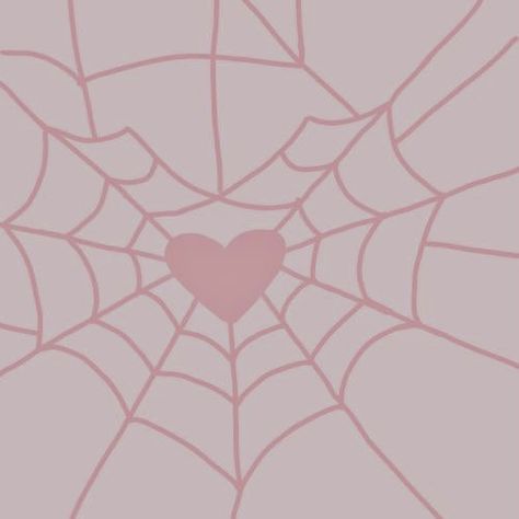 Web Heart, Pfp Aesthetic, Aesthetic Cute, Spider Web, Cute Pink, Spiderman, Pink