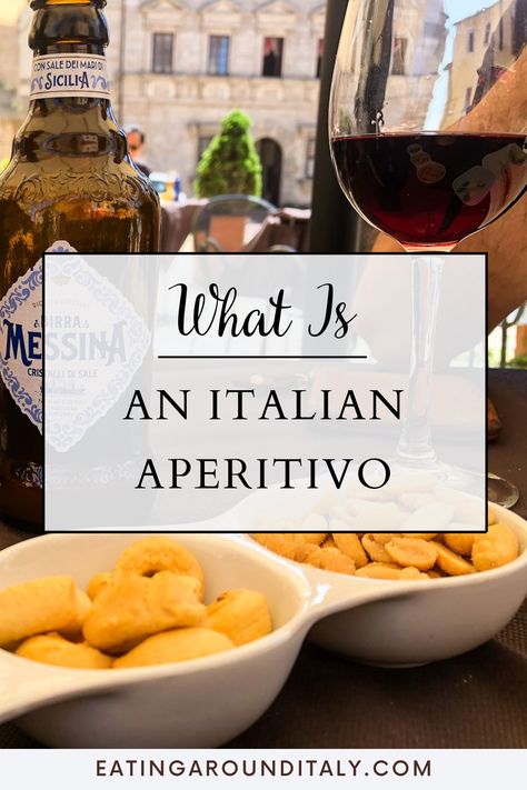 side view of a glass of red wine and a bottle of beer with a couple of snacks in foreground with text box overlay outdoors Appertivo Food, Italian Aperitivo, Cocktail Inspiration, Lidia Bastianich, Italian Foods, Italian Lifestyle, Travel Things, Italian Culture, Italian Cooking