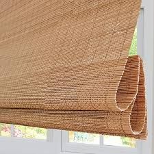 Bamboo Blinds Bathroom, Bamboo Blinds Living Room, Roller Shades Kitchen, Roller Shades Living Room, Roller Shades Diy, Green Window Treatments, Pull Down Blinds, Bamboo Window Shades, Bamboo Roller Shades