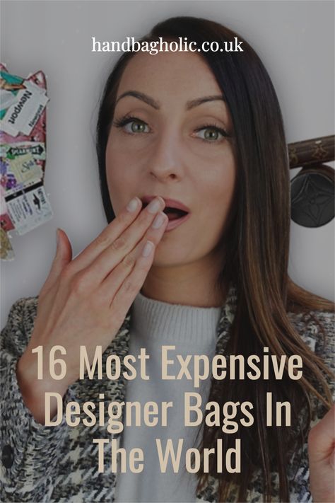 You won't BELIEVE how expensive these designer bags are! Here are 16 of the most expensive designer bags / purses in the world. #Designerbags #DesignerHandbags #Designerpurse #Expensivebags #expensivehandbags Iconic Designer Bags, Expensive Bags Luxury, Most Expensive Bag, Most Expensive Handbags, Investment Bags, Expensive Bag, Big Handbags, Louis Vuitton Capucines, How To Make Purses