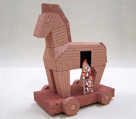 Trojan Horse Model, Trojan Horse Craft, Trojan Horse Project For Kids, Trojan Horse Project, Horse Crafts Kids, Art History Projects For Kids, Troy Horse, Greek Mythology Lessons, Paper Horse