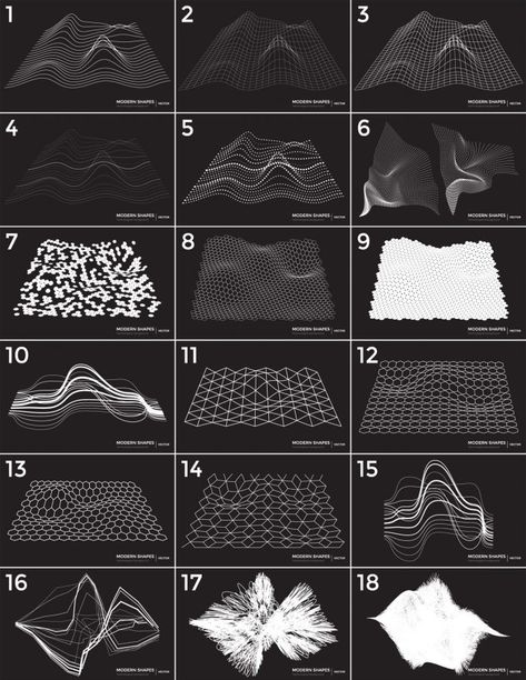 Technology Design Graphic, Motion Graphics Design, Architecture Design Concept, Vector Shapes, Technology Design, 로고 디자인, Tech Design, Data Visualization, Graphic Design Posters