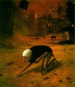 The Weird and Surreal Art of Zdzislaw Beksinski | Scipio Americanus Zdzisław Beksiński Paintings, Art Sinistre, Images Terrifiantes, Surealism Art, Zdzisław Beksiński, Nightmares Art, Dark Paintings, Art Noir, Surreal Artwork