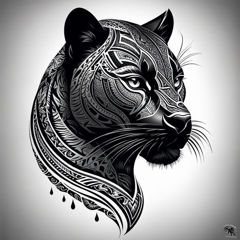 Black Panther Neck Tattoo, Black Jaguar Tattoo For Women, Panter Tattoo Men, Jungle Cat Tattoo, Black Panther Animal Tattoo, Puma Tattoo Design, Trad Panther Tattoo, Black Panther Tattoo For Women, Panther Tattoo For Women