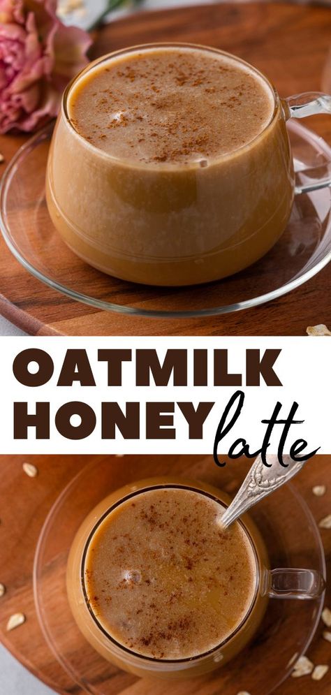 Starbucks honey oatmilk latte Oatmilk Latte Recipe, Oatmilk Latte, Lifestyle Of A Foodie, Cinnamon Coffee, Homemade Coffee, Starbucks Coffee Recipes, Latte Recipe, Starbucks Recipes, Seasonal Recipes