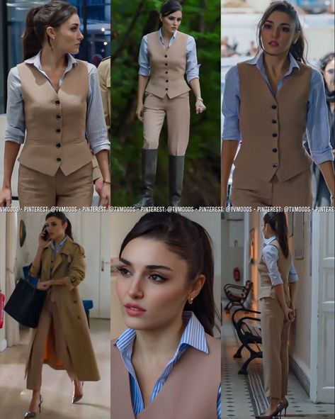 Going Out Outfits 2023, Outfits 2023 Fall, Classy Going Out Outfits, Hande Ercel Style, Out Outfits, Tv Show Outfits, Everyday Fashion Outfits, Woman Suit Fashion, Turkish Fashion