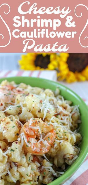 I love pasta dishes and wanted to find more ways to incorporate cauliflower into my menus - this recipe is based off some techniques I learned from Milk Street (such a great resource). It's a very light dish and not overly cheesy - it's got cheese but isn't heavy or thick. I love it! #cauliflower #pasta #cheese #shrimp Shrimp And Cauliflower Recipes, Cauliflower And Shrimp Recipes, Cauliflower Pasta Recipes, Shrimp Cauliflower, Cheese Shrimp, Cheesy Shrimp, Air Fryer Cauliflower, College Recipes, Quick Meals To Make