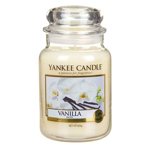 Yankee Candle Vanilla, Candle Yankee, Candle Vanilla, Vanilla Candle, Kids Sunscreen, Candle Aesthetic, Pink Candles, Large Jar, Antiperspirant Deodorant