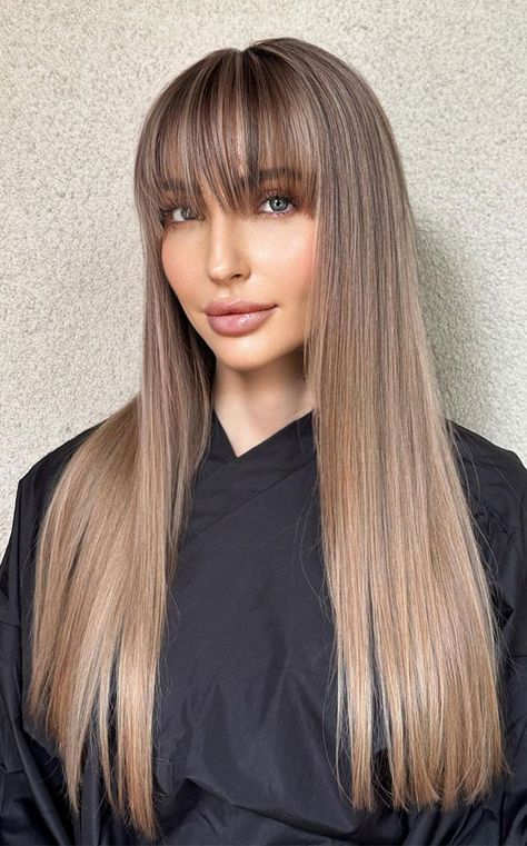 hair color, balayage, balayage hair color, balayage hair color ideas, hair color ideas, brunette hair color, blonde balayage, brown balayage, summer hair color, hair color trends Spring Summer Hair Color, Hair Color Blonde Balayage, Color Balayage Hair, Balayage Summer, Hair Colour Trends, Color Trends 2024, Balayage Brown, Balayage Hair Color Ideas, Hair Colors And Styles