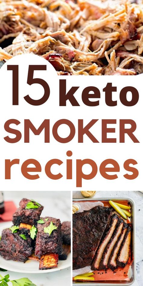 Best keto smoker recipes including smoked salmon, meatloaf, veggies, ribs and more. Find your next favorite low carb smoker dinner ideas from this post. Insanely good traeger keto recipes to try. Smoker Dinner Ideas, Healthy Smoker Recipes, Delicious Grill Recipes, Smoker Recipes Electric, Traeger Grill Recipes, Smoked Pork Ribs, Keto Salmon, Low Carb Pork, Recipes For Summer