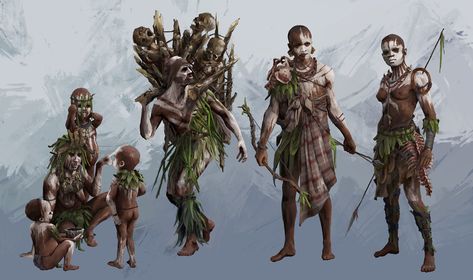 Ознакомьтесь с моим проектом @Behance: «Cannibal tribe» https://www.behance.net/gallery/66094001/Cannibal-tribe Primitive Tribe, Dark Sun, Drawing Digital Art, Fantasy Stuff, Rpg Characters, Drawing Digital, Island Art, Dnd Art, Historical Art