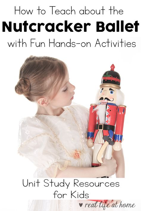 Fun Hands-on Activities and Resources for Teaching Kids about the Nutcracker Ballet #Nutcracker #Ballet #musicforkids Nutcracker Music, Nutcracker Crafts, Ballet Nutcracker, Composer Study, The Nutcracker Ballet, Music Lessons For Kids, Ballet Teacher, Music Appreciation, Nutcracker Ballet