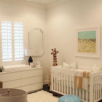 Ikea Changing Table, Transitional, Nursery, Luxe Report Ikea Changing Table, Transitional Nursery, Ikea Baby, Ideas Habitaciones, Ikea Nursery, Malm Dresser, Chic Nursery, Ikea Malm, White Nursery