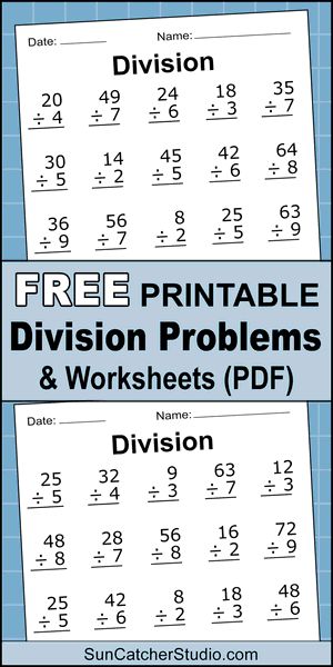 Division Worksheets & Problems (Free Printable Math Drills) – DIY Projects, Patterns, Monograms, Designs, Templates 5th Grade Division Worksheets, 4th Grade Division Worksheets, Division With Remainders Worksheets, Division Worksheets 3rd Grade, Division Facts Worksheets, Division Chart, Division Problems, Coordinate Grid, Division Practice