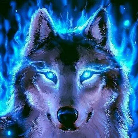 Electric wolf Ice Wolf Wallpaper, Lup Singuratic, Cool Wolf, Galaxy Wolf, Wolf Background, Wolf Eyes, Wolf Artwork, Wolf Painting, Fantasy Wolf