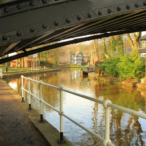 'Bridgewater Canal' on Picfair.com Photograph by Martin Wilkinson British Canals, Bridgewater Canal, Canal Boats, Canal Boat, Family History, Manchester, Boats, Stock Photos, Exterior