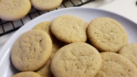 Finnish Cardamom Cookies Recipe - Food.com Swedish Cardamom Cookies, Cardamon Cookies Holidays, Scandinavian Cookies Recipes, Finnish Christmas Cookies, Cardomom Recipes Cookies, Recipes With Cardamom, Finnish Cookies, Cardamon Cookies, Scandinavian Cookies