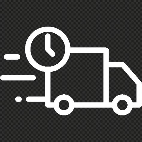 Fast Delivery Icon, Delivery Icon, Original Image, Cars Trucks, Fast Delivery, For Free, Trucks, White, Quick Saves