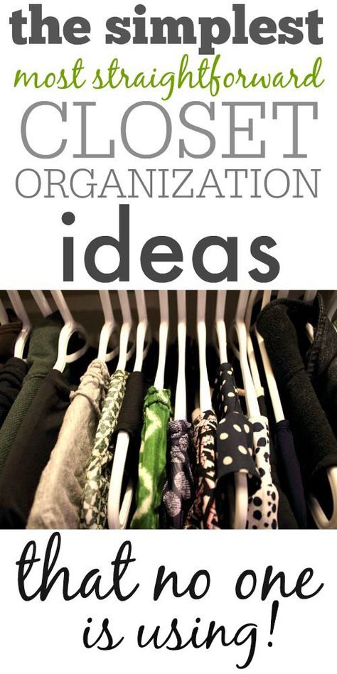 Simple Closet Organization Ideas, Simple Closet Organization, Easy Closet Organization, Clever Storage Ideas, Organized Closet, Simple Closet, Closet Organization Ideas, Cleaning Tips Tricks, Household Organization