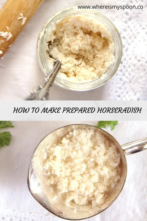 How To Make Horseradish, Horseradish Dip, Homemade Horseradish, Horseradish Recipes, Fresh Horseradish, Uses For Vicks, Prepared Horseradish, Horseradish Sauce, Healthy Diet Tips