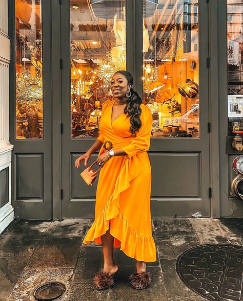 F Burnt Orange Dress, Jeffrey Campbell Chauffeur Leather Mules & Jacquemus Petite Le Chiquito Bag Fall Outfit Inspiration, Burnt Orange Dress, Style Inspiration Fall, Outfit Inspiration Fall, Leather Mules, Fall Style, Orange Dress, Jeffrey Campbell, Fall Outfit