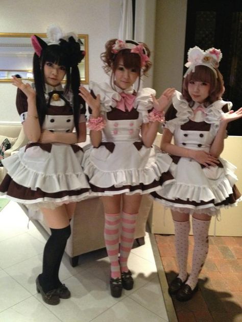 Maid Cafe, Non Binary People, Kitty Cafe, Cafe Style, Maid Outfit, Living Dolls, Cat Girl, Lolita Fashion, Photoshoot Poses