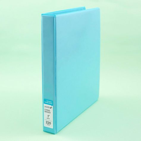 In a Bind? Not anymore. Our 4 pack of multicolor 1-inch binders hold up to 100 sheets with easy-to-open D-rings that allow sheets to lay flat. Twin inside pockets hold loose notes and handouts. Add your own personal spin or note inside our plastic clear cover. YOU BUY, YOOBI GIVES - For every Yoobi item you purchase, a Yoobi item will be donated to a child in need, right here in the U.S. Product Details Perfect for school, home or office 4 pack 1 inch, 3-ring binders Holds up to 100 sheets each Blue Binder, Substitute Teacher Plans, 1 Inch Binder, Sticky Labels, School Binder, Teacher Planning, Notes Organization, Documents Organization, Organization Planning