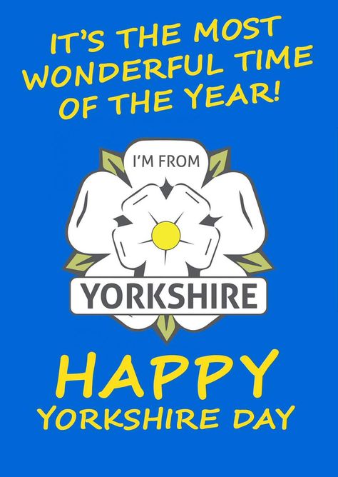 Happy Yorkshire Day to everyone. Yorkshire Day, Yorkshire Rose, 1st August, Weekday Quotes, Vintage Junk Journal, Motley Crue, Hen Do, England Uk, Wonderful Time