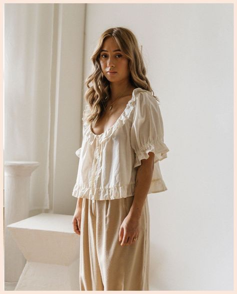 [Promotion] 56 Most Saved White Boho Blouse Tips and Tricks You Don't Want To Miss #whitebohoblouse White Summer Blouse, Sheer Blouse Outfit, Cottagecore Blouse, White Boho Blouse, Doll Blouse, Whipped Butter, Garment Workers, White Bra, White Bras