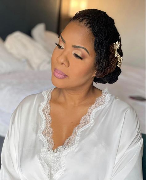 Locs Bridal Styles, Sister Locs Bridal Styles, Sisterlock Wedding Hairstyles, Grad Hairstyles, Natural Bridal Hair, Dress Types, Short Locs, Wedding Dress Types, Sister Locs