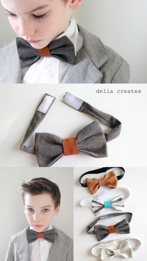 I sort of have a bow tie obsession. I have already posted about them here, here, and here. (The last link is an oldie. It’s one of the first posts I created when I started this blog). Well, how about another? Today, I’m making them with leather and vinyl. It looks so cool and is a faster sew than fabric ones! Materials: *Leather scraps 3/4 Leather Bowtie, Bow Tie Tutorial, Make A Bow Tie, Couture Bb, Wall Hanging Ideas, Leather Bow Tie, Bowtie Pattern, Idee Cricut, Tie Crafts