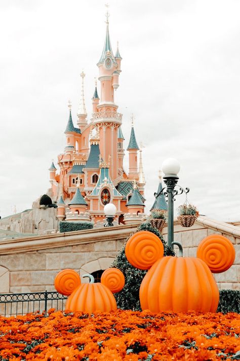 Disney World Fall Aesthetic, Disney Fall Aesthetic, Disney In October, Disney World Fall, Disneyland Paris Halloween, Disney October, Disneyland October, Disney Autumn, Spooky Disney