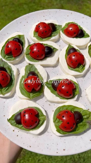 Caprese Salad Cherry Tomatoes, Wedding Canapes, Appetizers For Kids, Caprese Skewers, Balsamic Reduction, Snacks Für Party, Birthday Food, November 11, Mini Foods