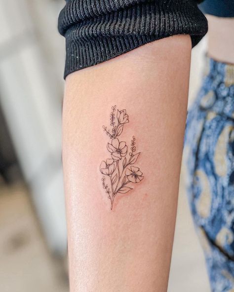 Mustard Flower Tattoo, Mustard Tattoo, December Birth Flower Tattoo, December Birth Flower, Tiny Tats, Gold Wallpaper Iphone, Self Love Tattoo, Mustard Flowers, Birth Flower Tattoos