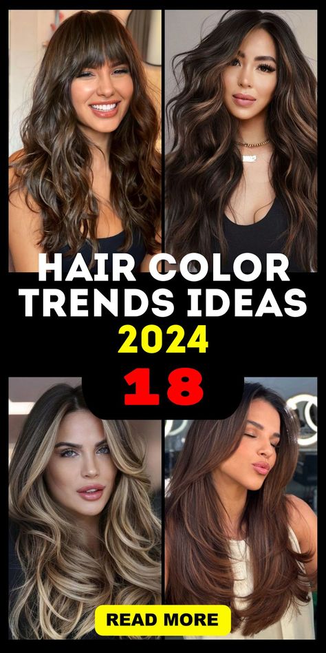 Embracing the New Wave: Hair Color Trends 2024 for the Fashion-Savvy Woman 18 Ideas Trendy Hair Color 2024 Women, Women’s Hair Trends 2024, Dark Brown Summer Hair Color, Hair Dye Trends 2024, Trendy Summer Hair Color 2024, Trending Hair Color 2024 Women, Fashion Hair Color Trends 2024, Hair Color 2024 Trends Women Summer, Highlight Trends 2024