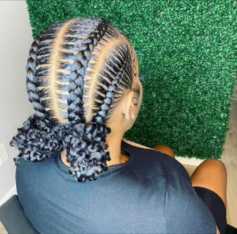 $$ pretty.bandzz🖤 💕 | Braided hairstyles for teens, Braided cornrow hairstyles, Weave hairstyles braided 4 Straight Back Feed In Braids 2 Buns, Basketball Hairstyles Black, Simple Weave Hairstyles Braids, Natural Hairstyles For Black Teens, Braided Updo Ideas, Hairstyles For Black Teens, Stitched Braids, 4 Stitch Braids, Creative Updos