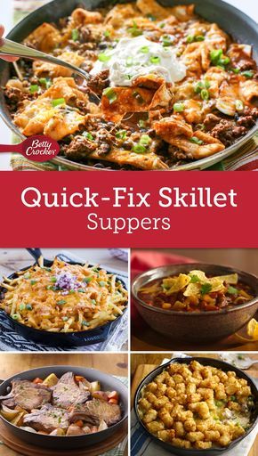 Dinner Meal Recipes, Cast Iron Recipes Dinner, Hamburger Pasta, Cast Iron Skillet Recipes Dinner, Apartment Meals, Quick Supper, Easy Skillet Dinner, Group Recipes, Cast Iron Chicken