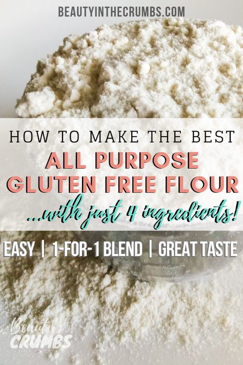 Gluten Free Flour Mix Recipe, Best Gluten Free Flour, Gluten Free All Purpose Flour, Gluten Free Flour Recipe, Gluten Free Flour Mix, Flour Substitute, Pan Sin Gluten, Best Gluten Free, Gluten Free Flour Blend