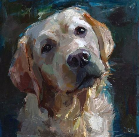 Portrait Painting Ideas, Portraits Pop Art, White Labrador, Dog Portraits Painting, Dog Portraits Art, 강아지 그림, Custom Dog Portraits, Arte Animal, Dog Paintings