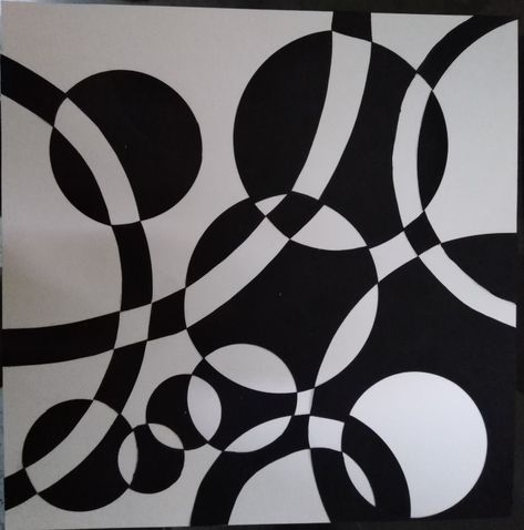 Organic Composition Art, Composition With Circles, Shape Composition Design, Circle Composition Design, Geometric Composition Design, Circles Composition, 2d Composition, Circle Composition, Op Art Lessons