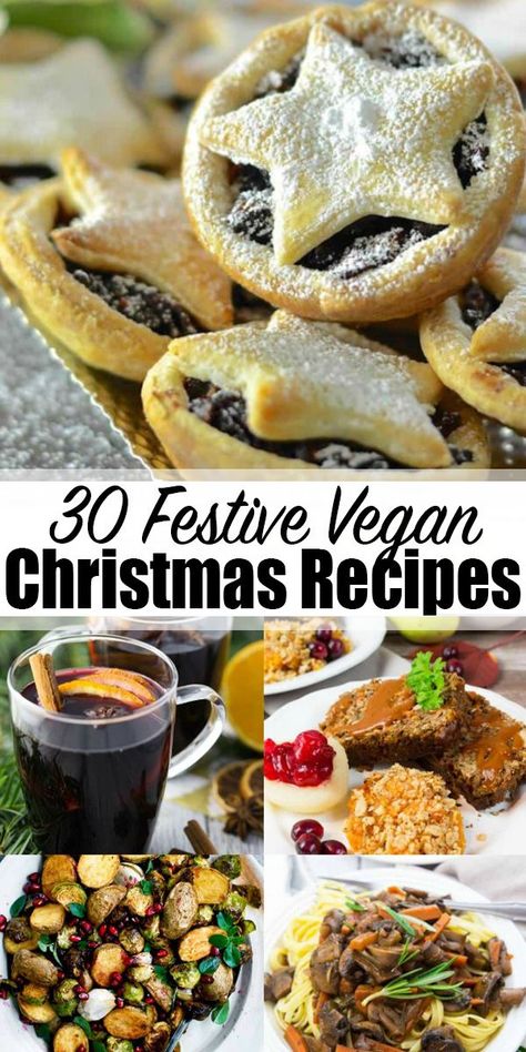 Yule Recipes, Appetizers Vegan, Vegan Xmas, Vegan Holiday Recipes, Vegan Christmas Recipes, Vegan Salads, Vegan Holidays, Desserts Vegan, Vegan Thanksgiving