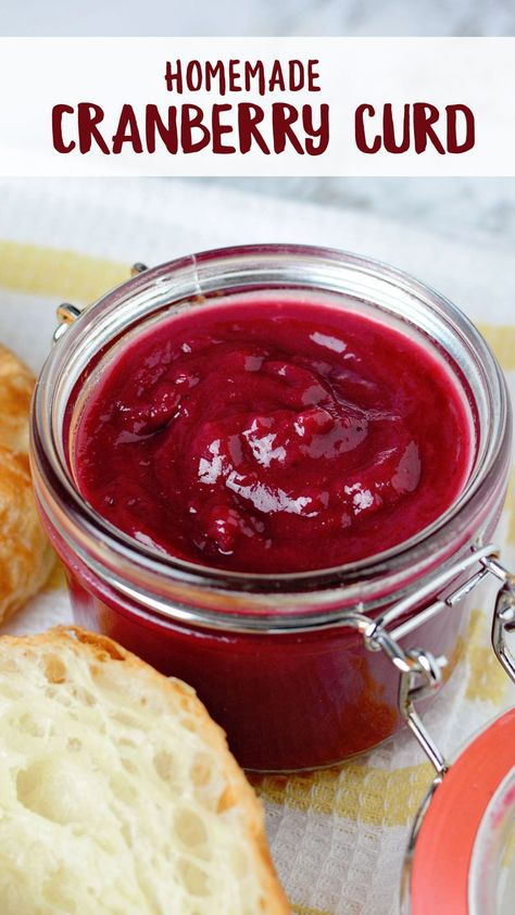 Got Cranberries? This Simple Cranberry Curd Recipe is a Must Make Cranberry Tart Recipe, Make Cranberry Sauce, Cranberry Curd, Fresh Cranberry Recipes, Oven Roasted Butternut Squash, Cranberry Cheesecake, Homemade Cranberry Sauce, Cranberry Relish, Curd Recipe