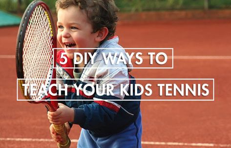 5 DIY Ways To Teach Your Kids Tennis Eye Hand Coordination Activities, Coordination Activities, Tennis Drills, Tennis Lessons, How To Teach Kids, Kids Tennis, Parenting Tools, Programming For Kids, Exercise For Kids