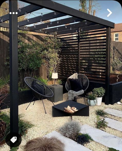 Modern Patio Design, Back Garden Design, Backyard Remodel, Outdoor Gardens Design, Modern Patio, Outdoor Decor Backyard, Pergola Patio, Pergola Designs, Outdoor Pergola