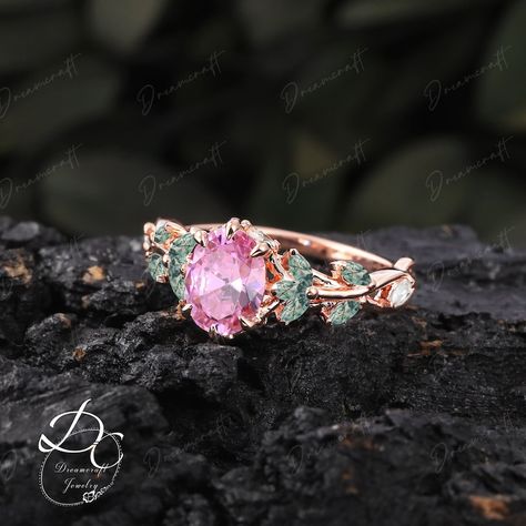 Pretty Wedding Rings, Butterfly Engagement Ring, Pink Engagement, Pink Wedding Rings, Pink Engagement Ring, Pink Sapphire Ring Engagement, Plus Size Rings, Engagement Ring Inspiration, Nature Inspired Rings