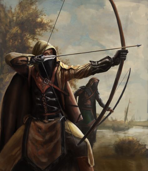 ArtStation - Medieval LARP Archer Medieval Archer, Ranger Dnd, Archer Characters, Rangers Apprentice, Elf Warrior, Witcher Art, T Shirt 3d, Warriors Wallpaper, Dnd Art