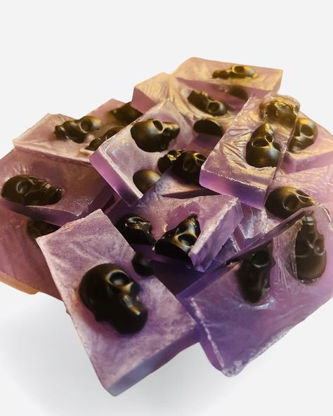 Get ready for a spook-tacular treat with our Marshmallow Spooky Halloween Soap! This soap features spooky black skull embedded in the purple soap to add a touch of eerie spooky delight. Perfect for adding a festive touch to your home or gifting to friends, this soap is a must-have for the Halloween season. Embrace the magic and mystery of Halloween with every lather! Specially priced at $5 each. Limited quantities, posted until sold out https://rusticbotanistbath.etsy.com/listing/179384... Purple Soap, Halloween Soap, Spooky Black, Skull Halloween, Best Soap, Black Skull, Beauty Soap, Palm Oil, Halloween Season