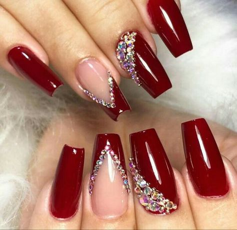 Red And White Nails, Nails Art, White Nails, Art Designs, Summer Nails, Red And White, Nail Art, Glitter, Nails