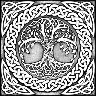 Celtic Mandala Design, Escudo Viking, Celtic Knot Drawing, Norse Mythology Tattoo, Viking Tattoo Sleeve, Celtic Artwork, Celtic Knot Tattoo, Celtic Ornaments, Celtic Tattoo